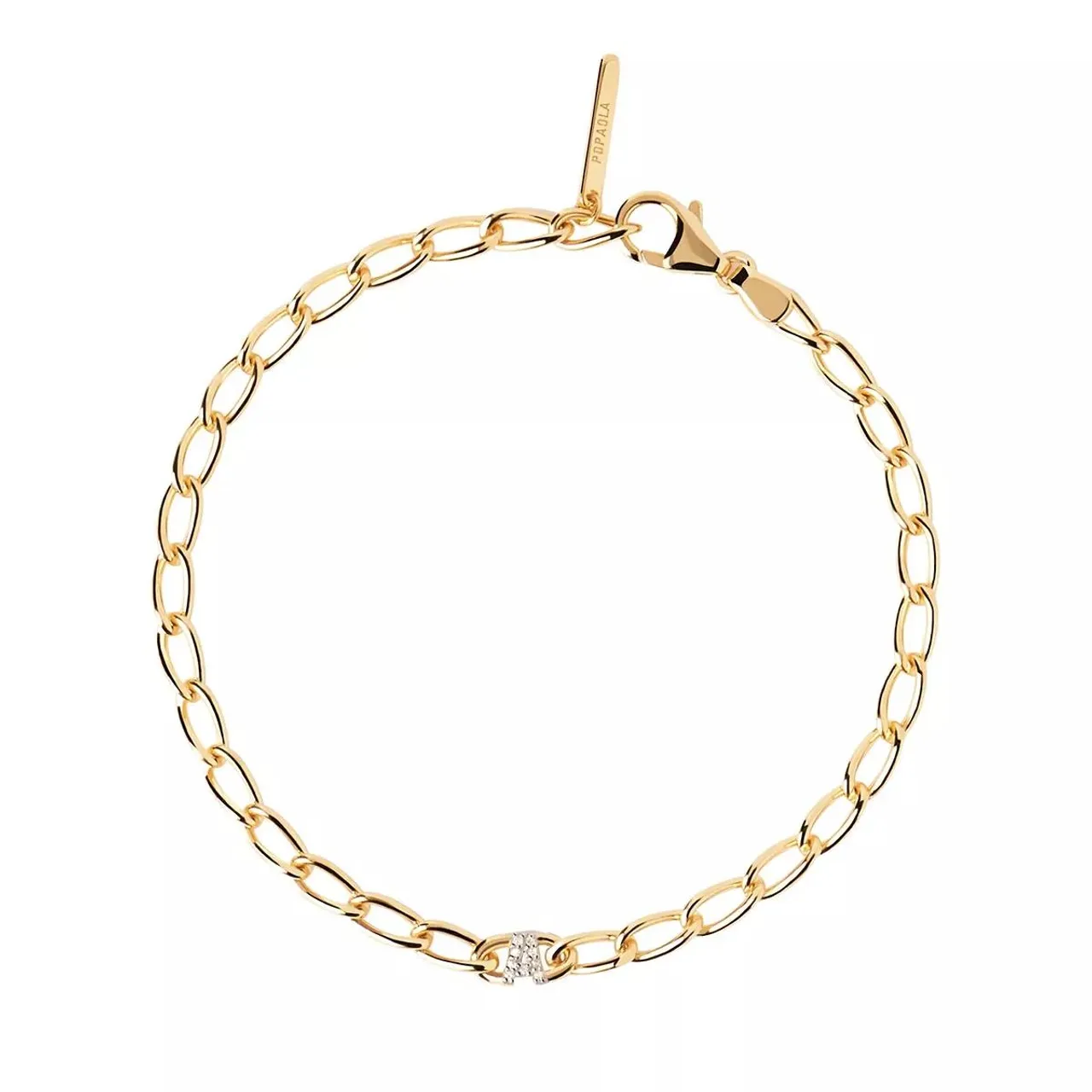 PDPAOLA Armband - Letter A Bracelet - Gr. M - in Gold - für Damen