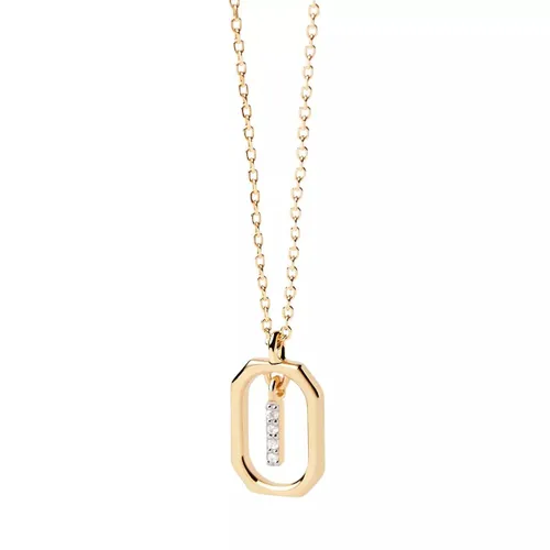 PDPAOLA Halskette - Mini Letter I Necklace - Gr. unisize - in Gold - für Damen