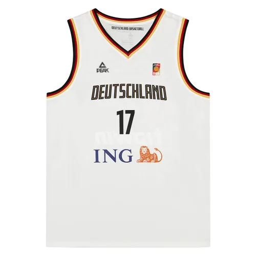 Peak Dbb Deutschland Basketball Jersey Dennis Schröder, Weiß L