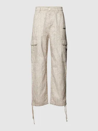 Pegador Cargohose mit Camouflage-Muster Modell 'CARVAN' in Offwhite