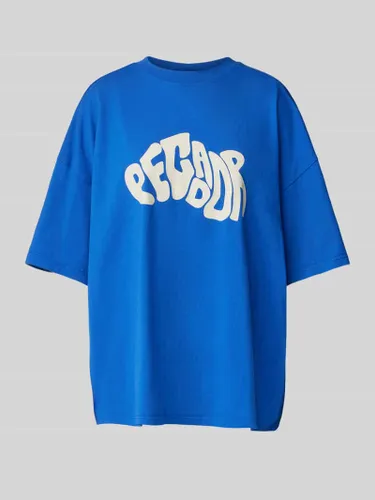 Pegador Oversized T-Shirt mit Label-Print Modell 'PALUMA' in Royal