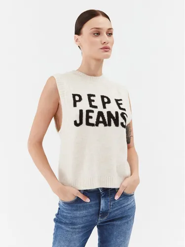 Pepe Jeans Pullover PL702039 Écru Regular Fit