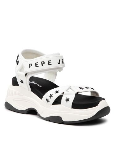 Pepe Jeans Sandalen Grub Star PLS90567 Weiß