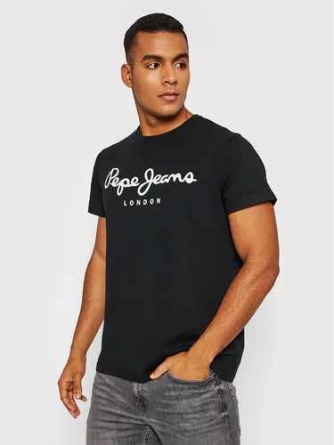 Pepe Jeans T-Shirt Original PM508210 Schwarz Slim Fit