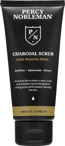 Percy Nobleman Charcoal Scrub With Natural AHAs 100 ml