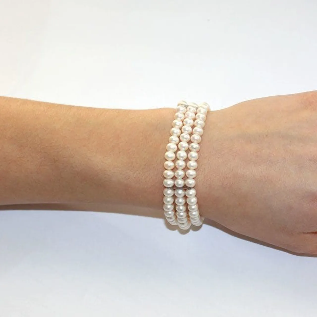 Perlenarmband GOLDMAID Armbänder Gr. Silber 925 (Sterlingsilber), silberfarben Damen Perlenarmbänder