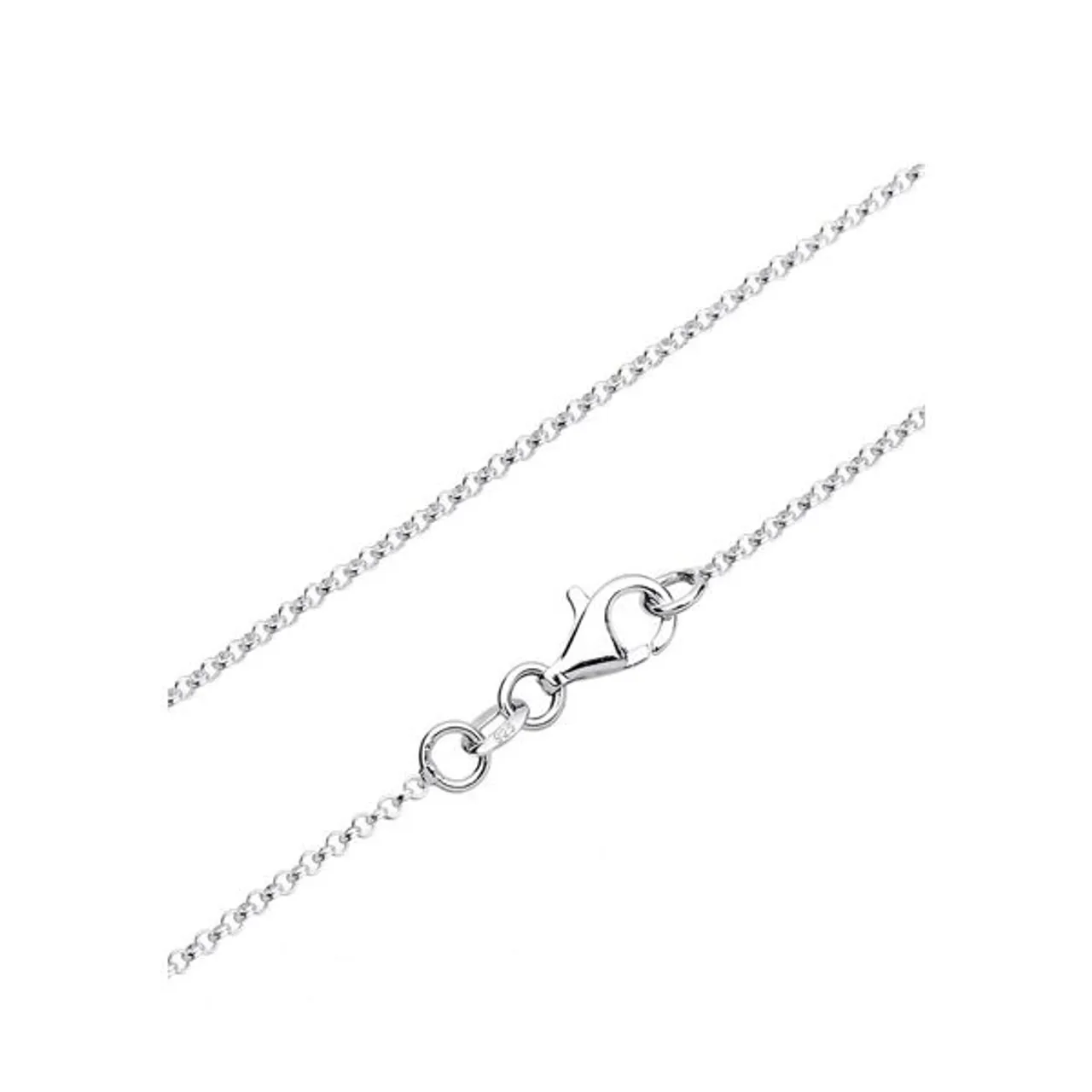 Perlenkette NENALINA "Muschelkernperle Tropfen Drop Spirale 925er Silber" Halsketten Gr. 80, ohne Stein, Silber 925 (Sterlingsilber), Länge: 80 cm, si...