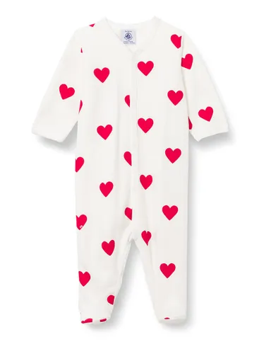 Petit Bateau Baby Mädchen Pyjama zum Schlafen gut