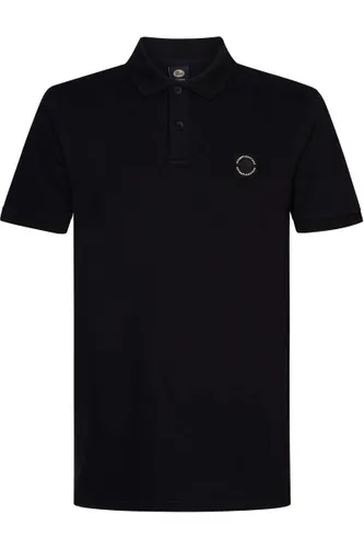 Petrol Industries Regular Fit Poloshirt schwarz, Einfarbig