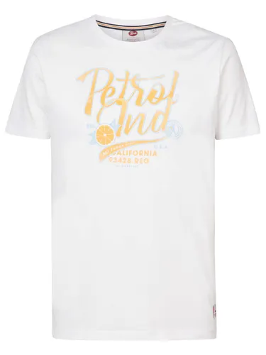 Petrol Industries T-Shirt M-1030-TSR682 Weiß Regular Fit