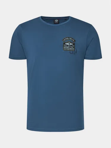 Petrol Industries T-Shirt M-1040-TSR607 Blau Regular Fit