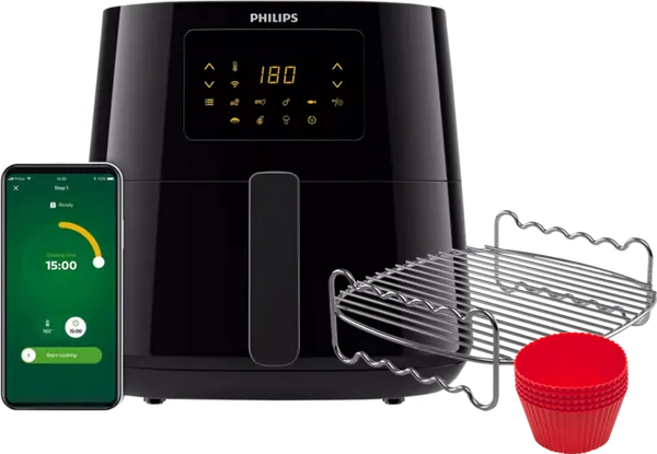 Philips Airfryer XL Connected HD9280/70 + Grillrost