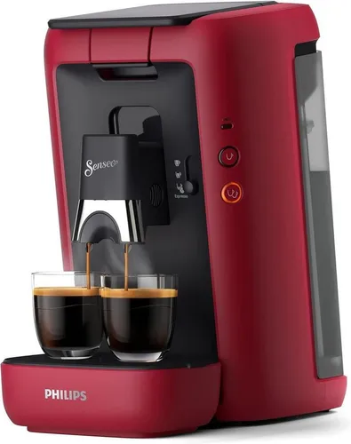 Philips Kaffeepadmaschine Philips CSA260/90 tiefrot