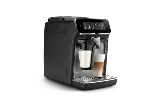 Philips Kaffeevollautomat EP3349, Langlebiges Keramikmahlwerk, SilentBrew
