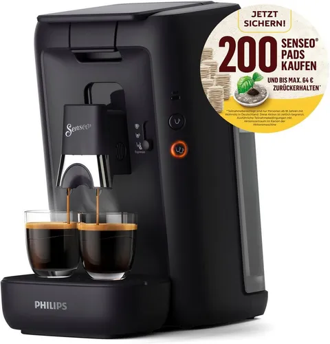 Philips Senseo Kaffeepadmaschine Maestro CSA260/65, 200 Senseo Pads kaufen und bis 64 € zurückerhalten