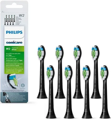 Philips Sonicare Aufsteckbürsten W2 Optimal White HX6068, mit der Bürstenkopferkennung, innovativer Sonicare-Schalltechnologie