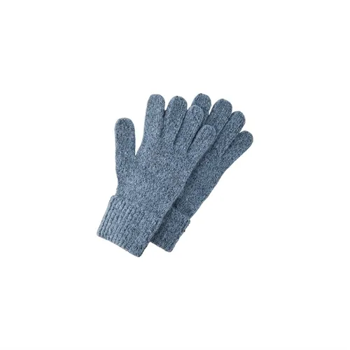 Pieces Damen Pyron Handschuhe Blau