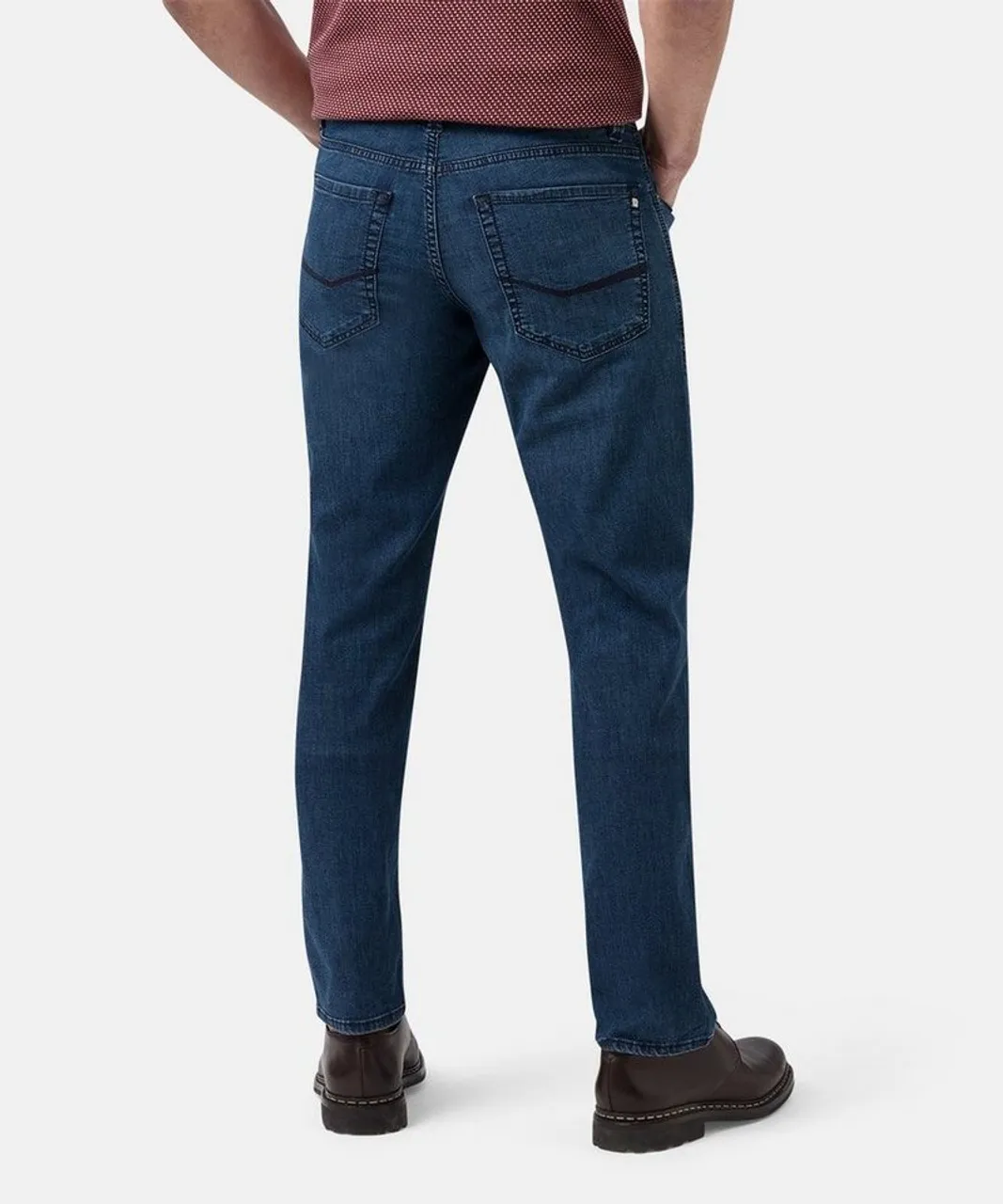 Pierre Cardin 5-Pocket-Jeans Pierre Cardin Jeans Lyon Tapered sommerliche Qualität - blau (1-tlg)