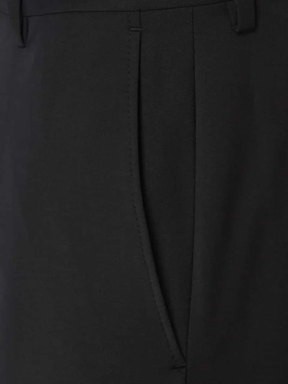 Pierre Cardin Anzughose mit Bügelfalten Modell 'Ryan' in Black