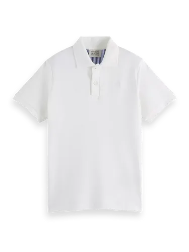 Pima Cotton short-sleeved polo - Größe 8 - Multicolor - Junge - Polohemd - Scotch & Soda