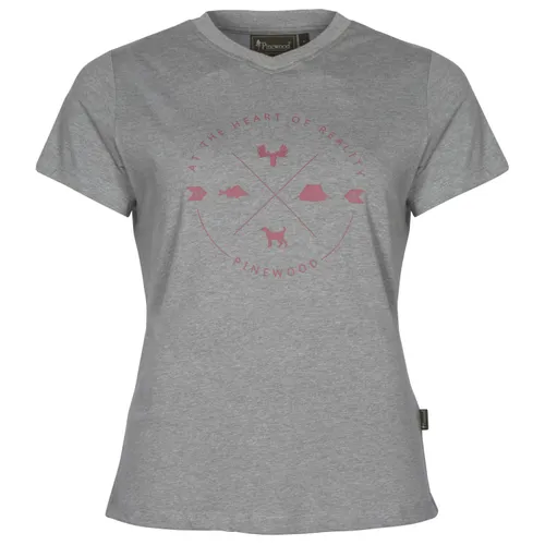 Pinewood Finnveden Trail T-Shirt Women grau Damen