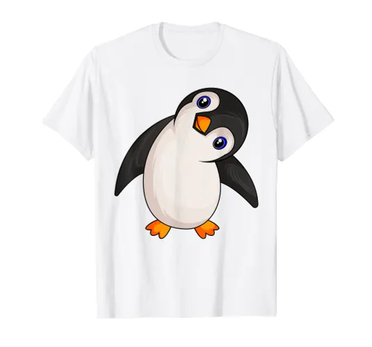 Pinguin Liebhaber Penguin Mädchen Kinder Damen T-Shirt