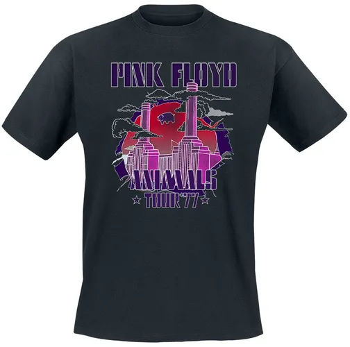 Pink Floyd Purple Factory T-Shirt schwarz in L