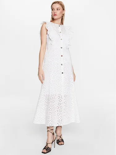 Pinko Kleid für den Alltag 100912 A0Q4 Weiß Regular Fit