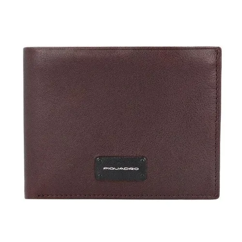 Piquadro Harper Geldbörse RFID Leder 14 cm dark brown