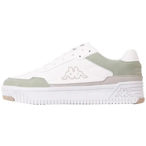 Plateausneaker KAPPA Gr. 41, grün (white, lind) Schuhe Sneaker