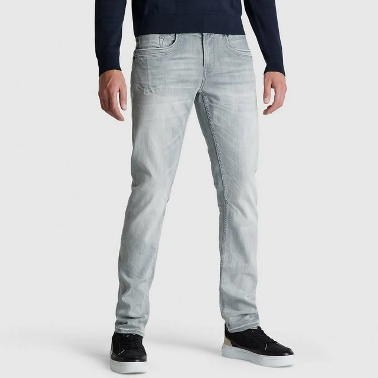 PME LEGEND 5-Pocket-Jeans PME LEGEND SKYMASTER grey on bleached PTR650-GOB