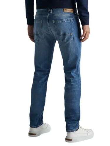 PME Legend Herren Jeans COMMANDER 3.0 - Relaxed Fit - Blau - Fresh Mid Blue