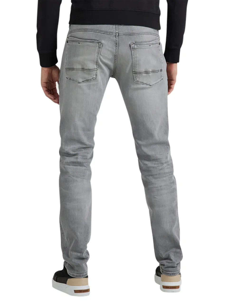 PME Legend Herren Jeans COMMANDER 3.0 - Relaxed Fit - Grau - Grey Denim