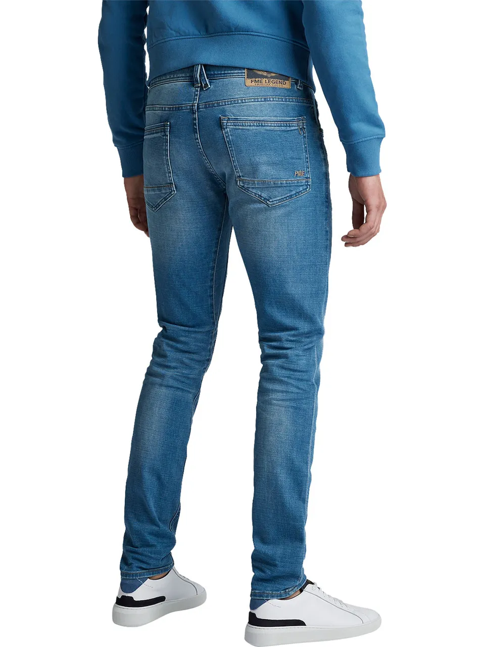 PME Legend Herren Jeans TAILWHEEL - Slim Fit - Blau - Soft Mid Blue