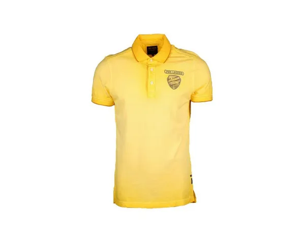 PME LEGEND Poloshirt gelb regular (1-tlg)