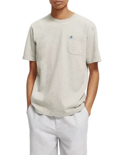 Pocketed crewneck T-shirt - Größe XL - Multicolor - Mann - T-Shirt - Scotch & Soda