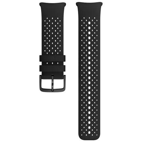 Polar Silikon-Armband Pacer Pro 22mm Grau-Schwarz S-L