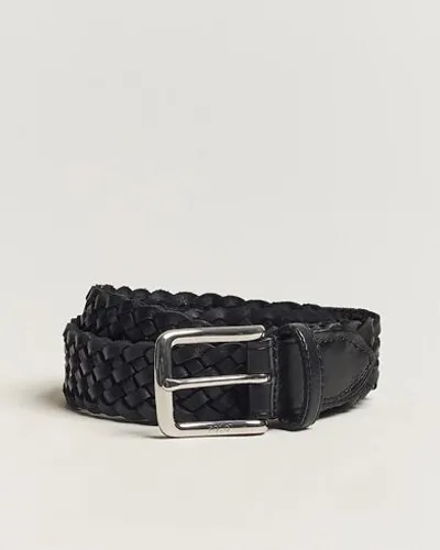 Polo Ralph Lauren Braided Leather Belt Black