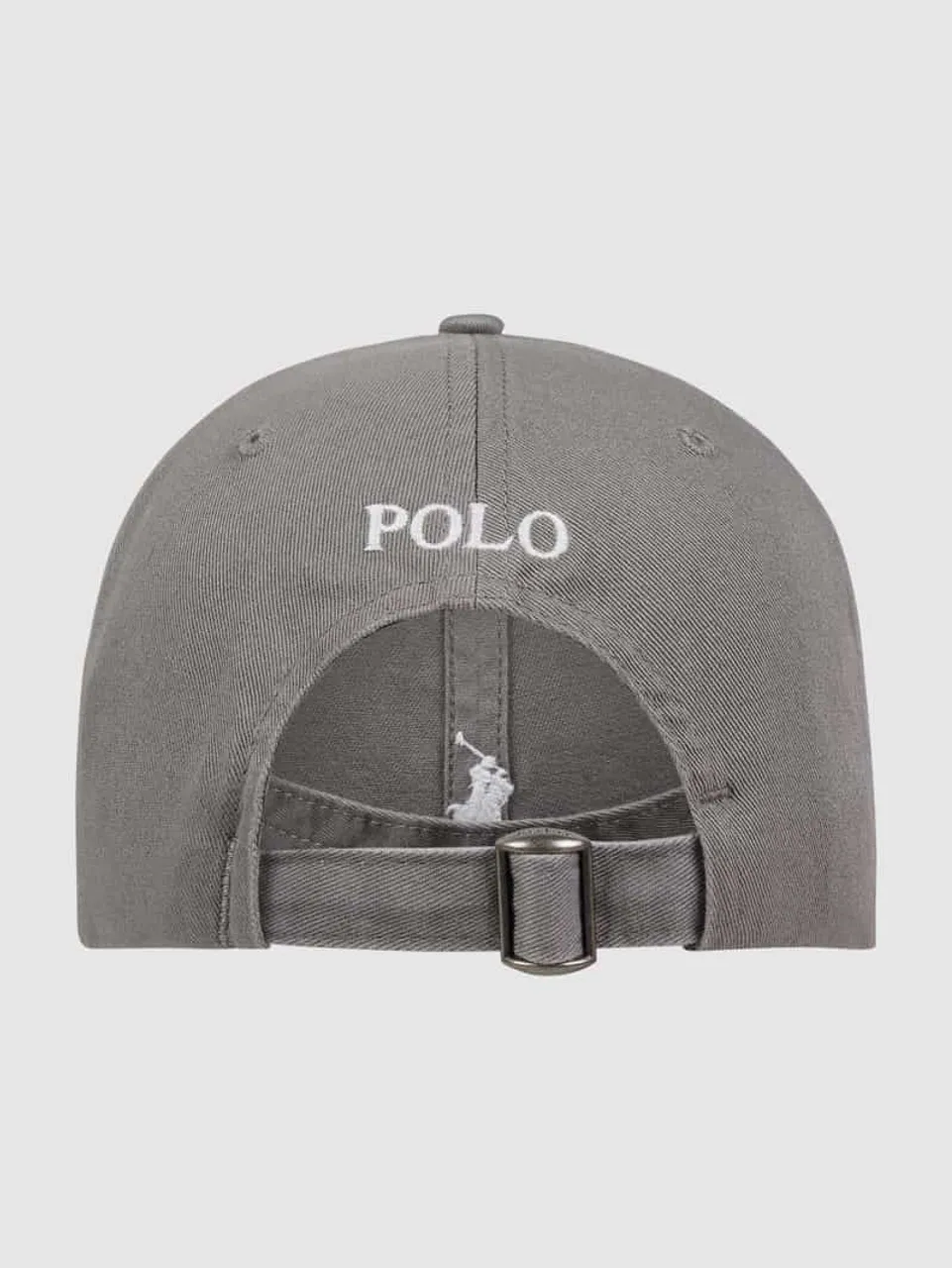 Polo Ralph Lauren Cap mit Label-Stitching in Mittelgrau