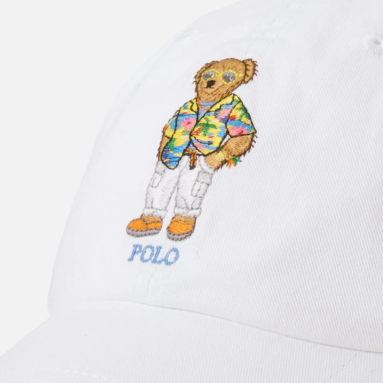 Polo Ralph Lauren Chinokappe mit Sailor Polo Bear - White