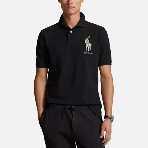 Polo Ralph Lauren Classic-Fit Piqué-Poloshirt mit Big Pony - Polo Black