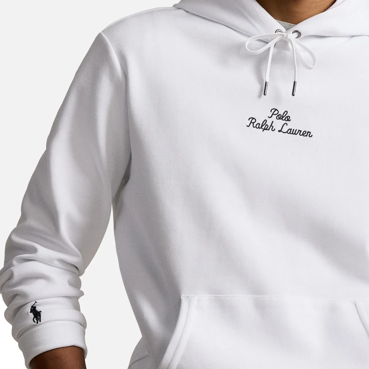 Polo Ralph Lauren Doppellagiger Kapuzenpullover mit Logo - White