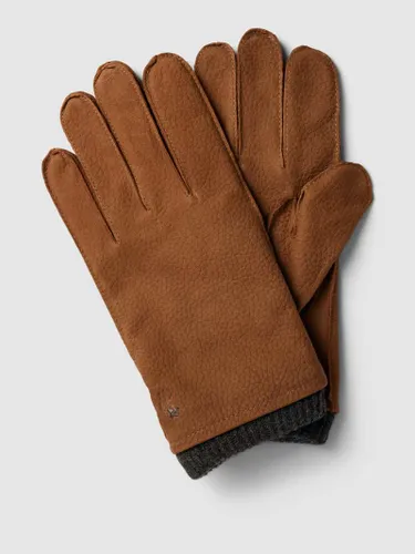 Polo Ralph Lauren Handschuhe aus Leder in Cognac