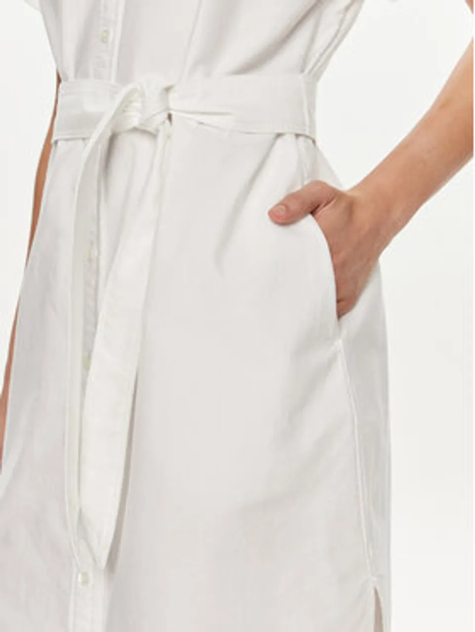 Polo Ralph Lauren Hemdkleid 211935153001 Weiß Regular Fit