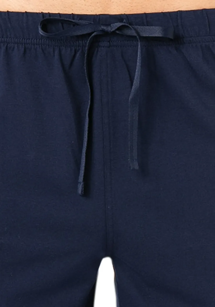Polo Ralph Lauren Herren Pyjamashorts blau Jersey-Baumwolle unifarben