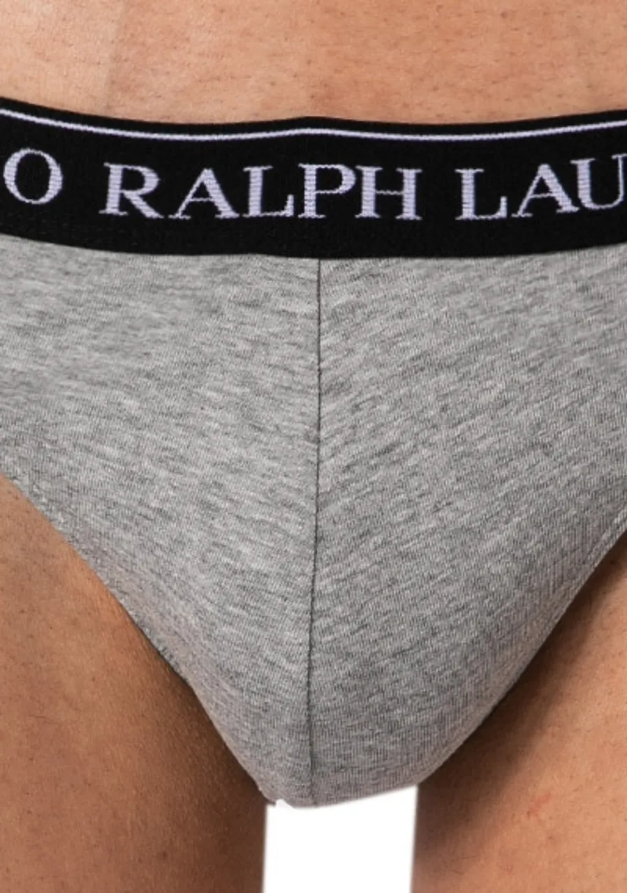 Polo Ralph Lauren Herren Slips grau Baumwolle unifarben