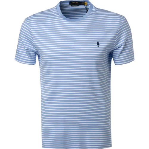 Polo Ralph Lauren Herren T-Shirts blau gestreift Slim Fit