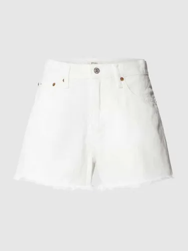 Polo Ralph Lauren Jeansshorts mit Label-Patch in Weiss