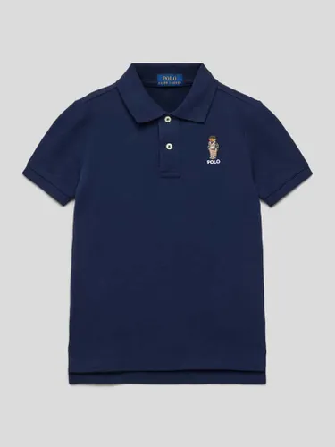 Polo Ralph Lauren Kids Poloshirt mit Label-Stitching in Marine