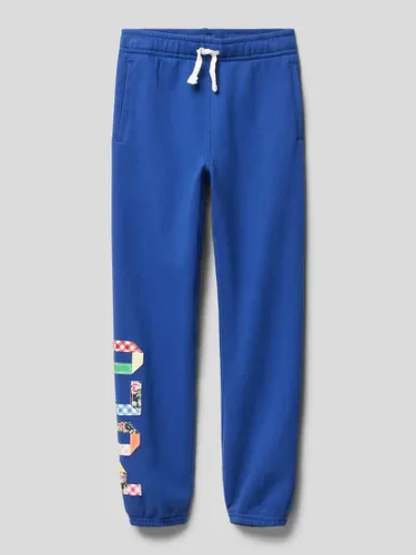 Polo Ralph Lauren Kids Regular Fit Sweatpants mit Label-Patches in Blau